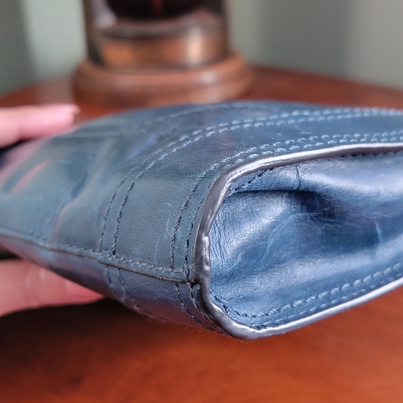 NWT Frye Melissa Zip Crossbody Peacock Teal Leather Bag - Picture 9 of 15